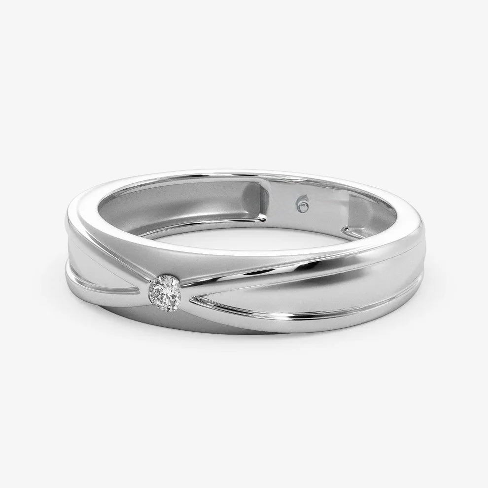 Nova luxe lustrous promise men ring