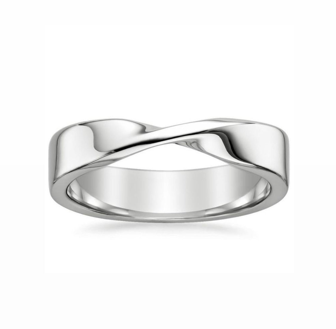 925 pure Silver Mobius Ring| Men & Women |Unisex Signet Ring