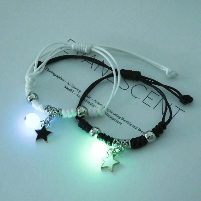 Glow in the dark Couple Bracelet