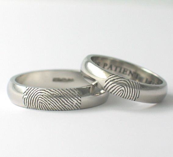 Silver Fingerprint Ring
