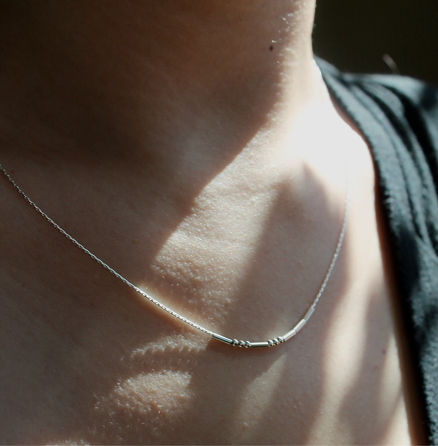 Unisex Morse Code Necklace