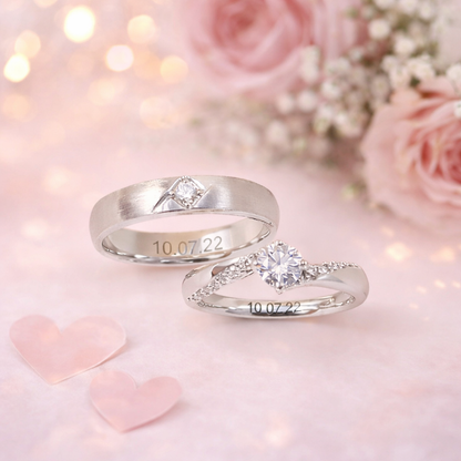 VALENTINE LAUNCH ~ Forever Us  Special Twilight Couple Ring Set