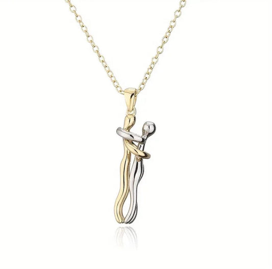 Unique Couple Hug pendant