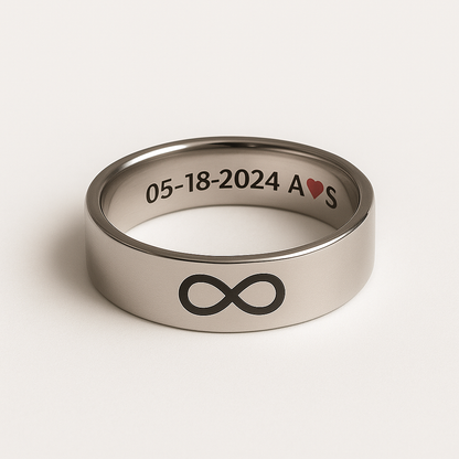 Couple infinity ring | Infinity ring for anniversary | Gift for couples