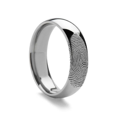 Silver Fingerprint Ring
