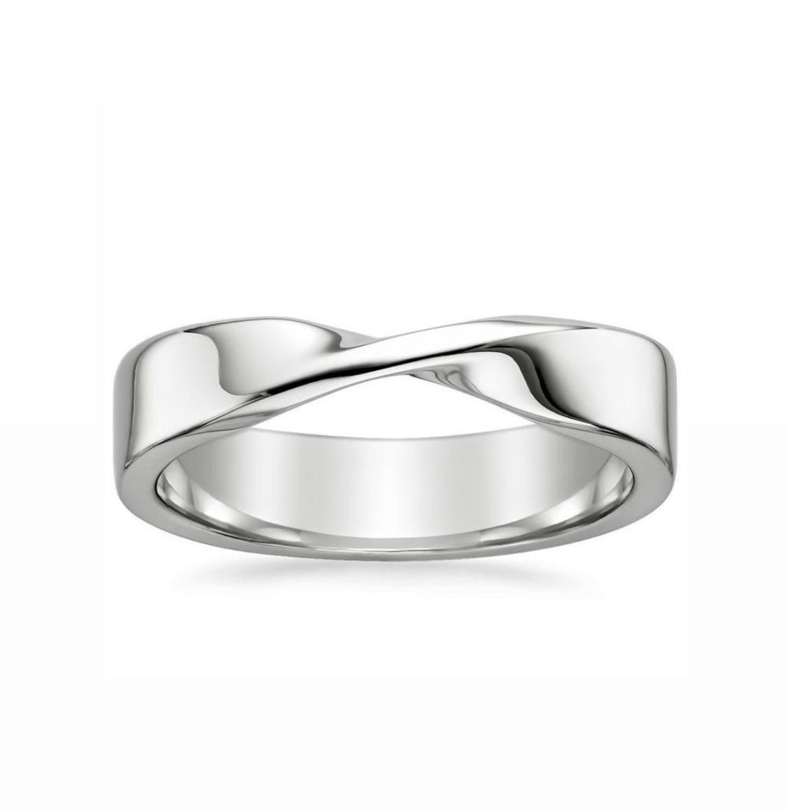925 pure Silver Mobius Ring| Men & Women |Unisex Signet Ring – Reevaa
