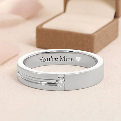 Eternal promise Claim Argent silver men ring