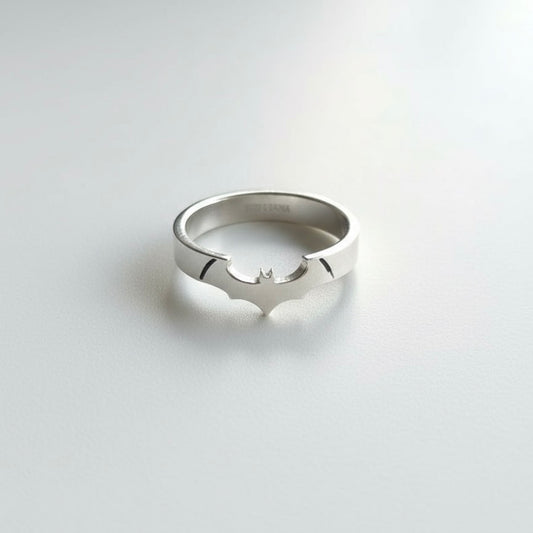 92.5 Silver Men Batman Ring