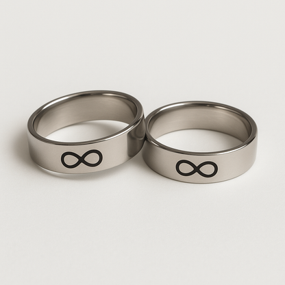 Couple infinity ring | Infinity ring for anniversary | Gift for couples