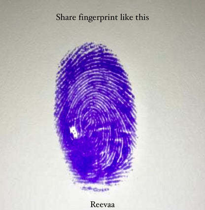 Silver Fingerprint Ring