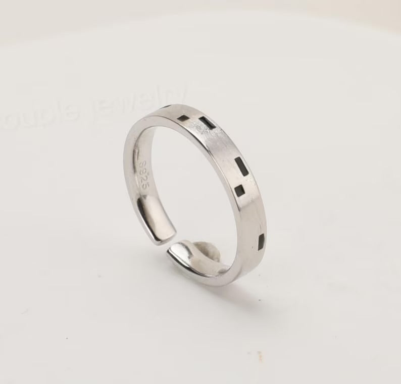 Secret Morse Code ring ( Single )