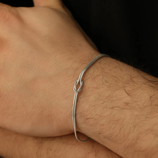 925 Silver Tie the Knot bracelet ( 1 piece )